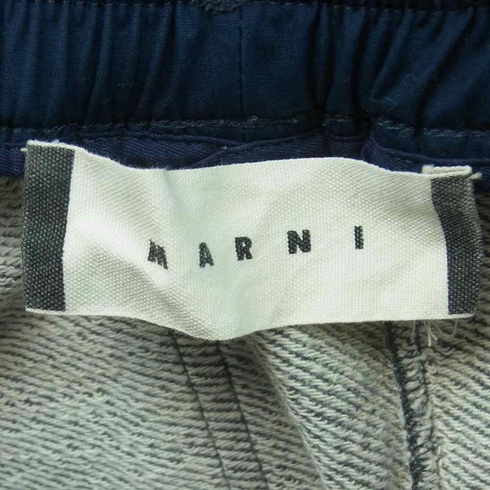 MARNI マルニ 国内正規品 ウエスト切替 スウェット ショーツ ショート パンツ ポルトガル製 グレー系 46【中古】