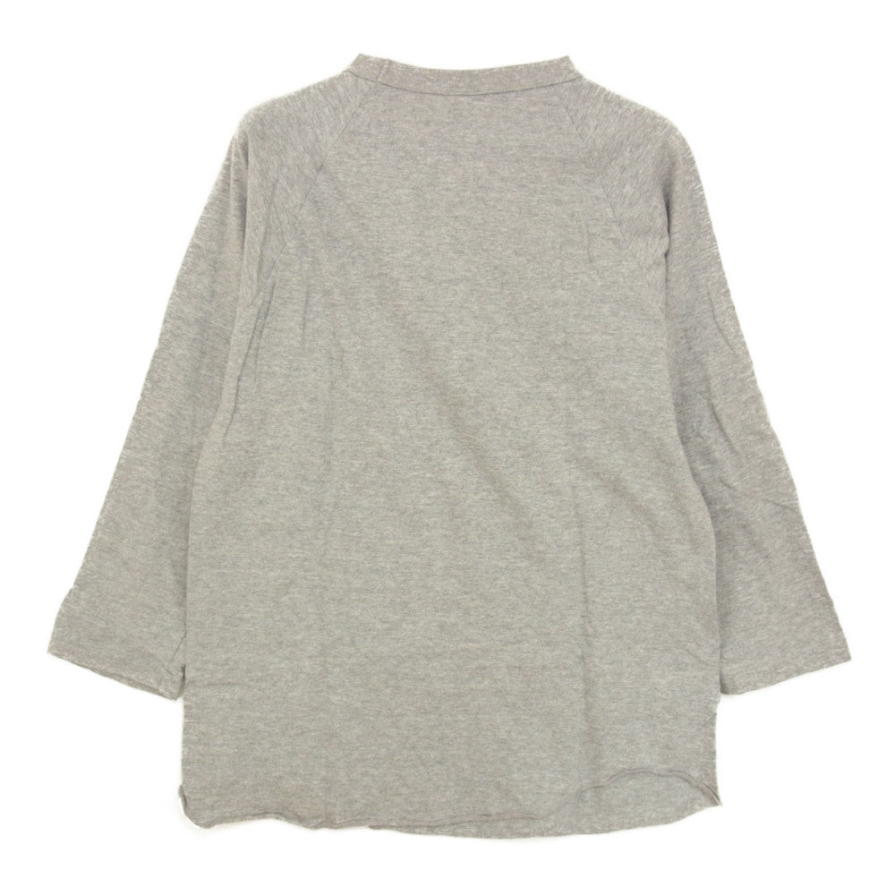 STANDARD CALIFORNIA スタンダードカリフォルニア 七分袖 ラグラン クルーネック Tシャツ グレー系 M【中古】