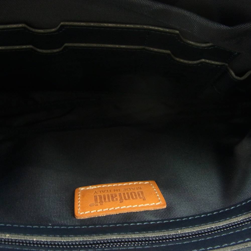 ボンファンティ クラッチ バッグ ネイビー系【美品】【中古】