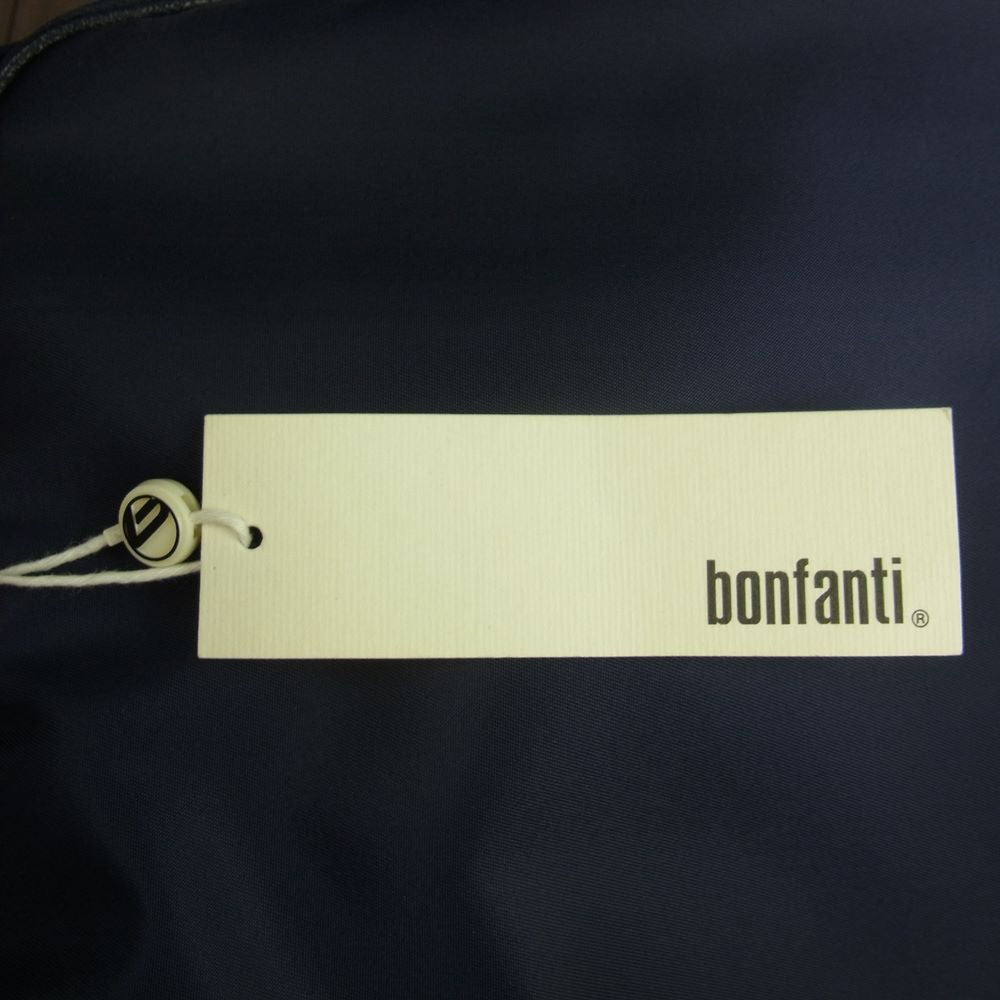 ボンファンティ クラッチ バッグ ネイビー系【美品】【中古】