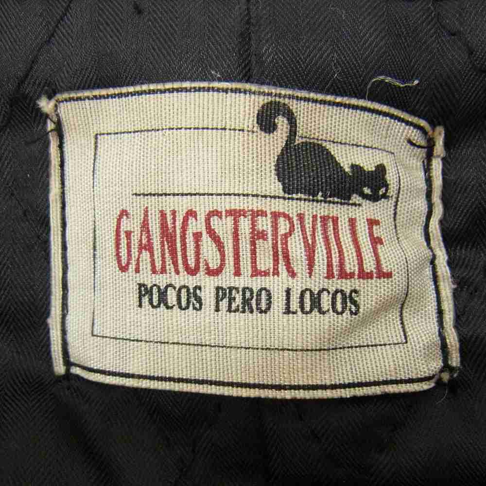 GANGSTERVILLE ギャングスタービル 13AW GSV-13-AW-09 CHESTERFIELD COAT チェスター ウール コート ブラック系 XL【中古】