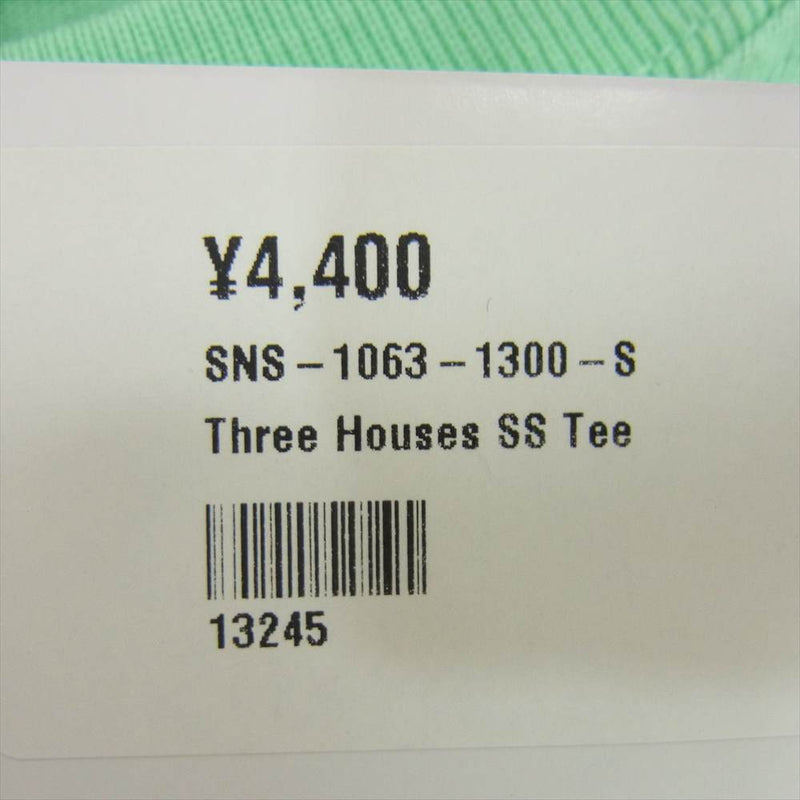 エスエヌエス JAMS CD5 T-SHIRT ロゴ プリント Tシャツ グリーン系 S【中古】