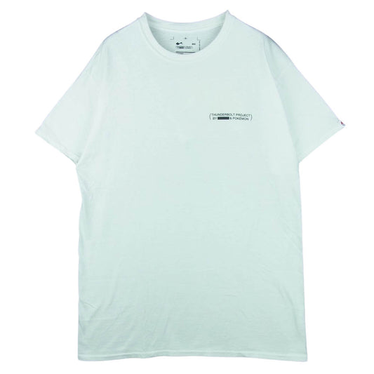 FRAGMENT DESIGN フラグメントデザイン Pokemon ポケモン THUNDERBOLT PROJECT サンダーボルト プロジェクト ピカチュウ 半袖 Tシャツ ホワイト系 M【中古】