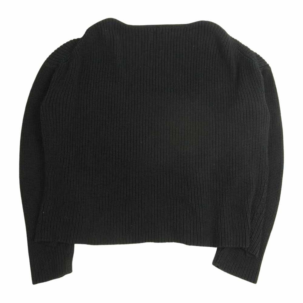 Ron Herman ロンハーマン サイドスリット ローゲージ コットン ニット ネイビー系 S【中古】
