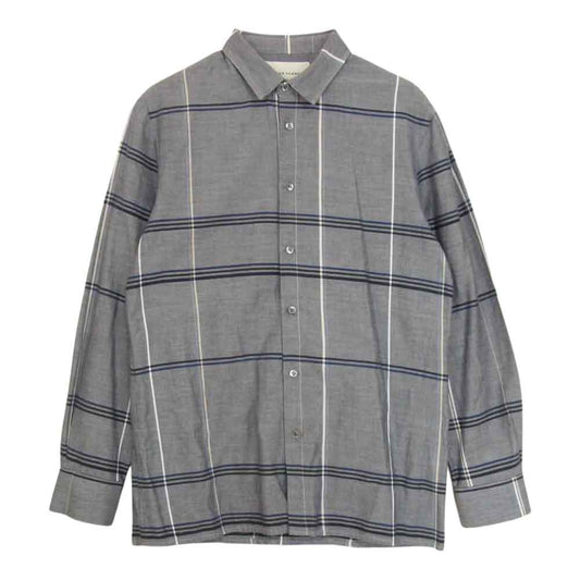 STEPHAN SCHNEIDER ステファンシュナイダー チェック 長袖シャツ ブルー系 3【中古】
