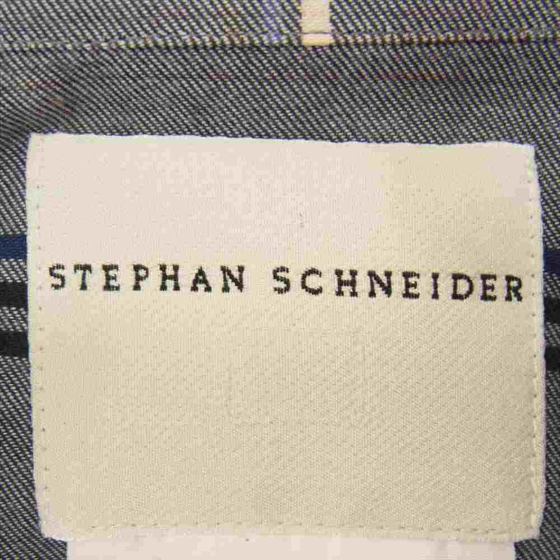 STEPHAN SCHNEIDER ステファンシュナイダー チェック 長袖シャツ ブルー系 3【中古】