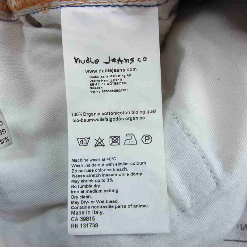 Nudie Jeans ヌーディージーンズ NJ3901 GRIM TIM デニム パンツ インディゴブルー系 31【中古】