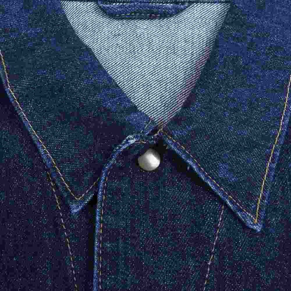 BIG JOHN ビッグジョン スカル 刺繍 デニム ジャケット インディゴブルー系 M【中古】