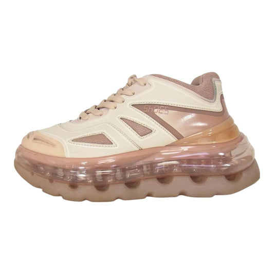 BUMP AIR ローカット スニーカー ピンク系【中古】