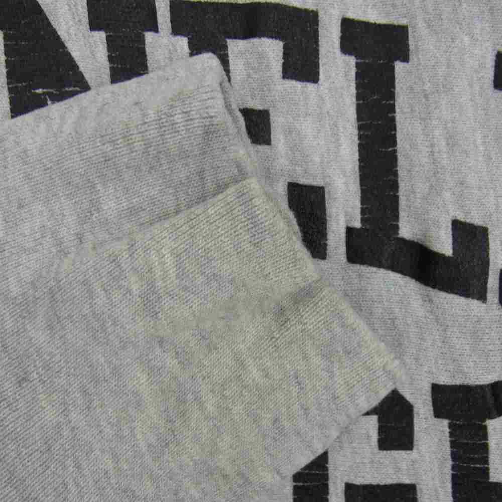 Champion チャンピオン 80s GRINNELL COLLEGE カレッジプリント リバースウィーブ クルーネック スウェット トレーナー グレー系 XL【中古】