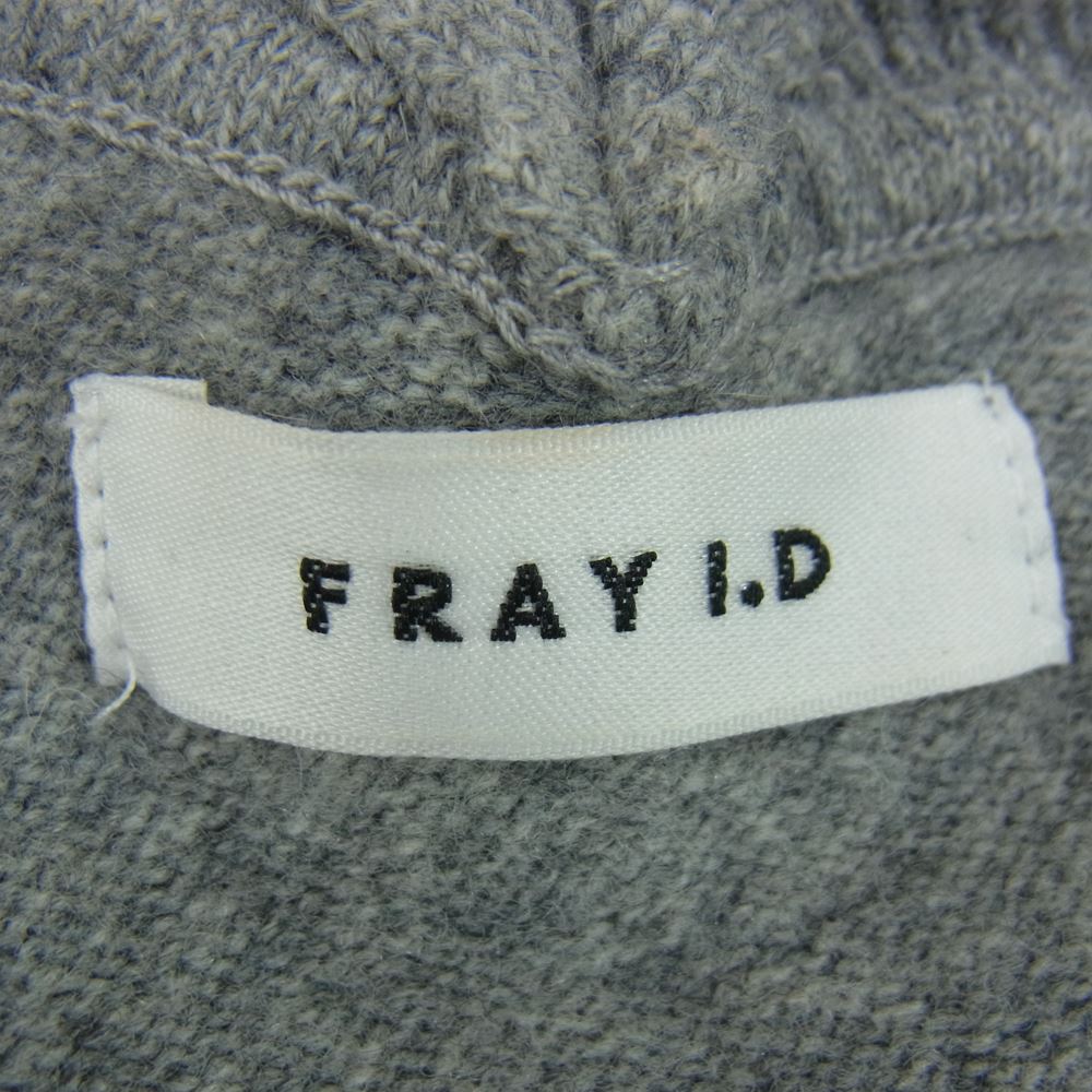 FRAY I.D ニット ワンピース グレー系 フリー【中古】