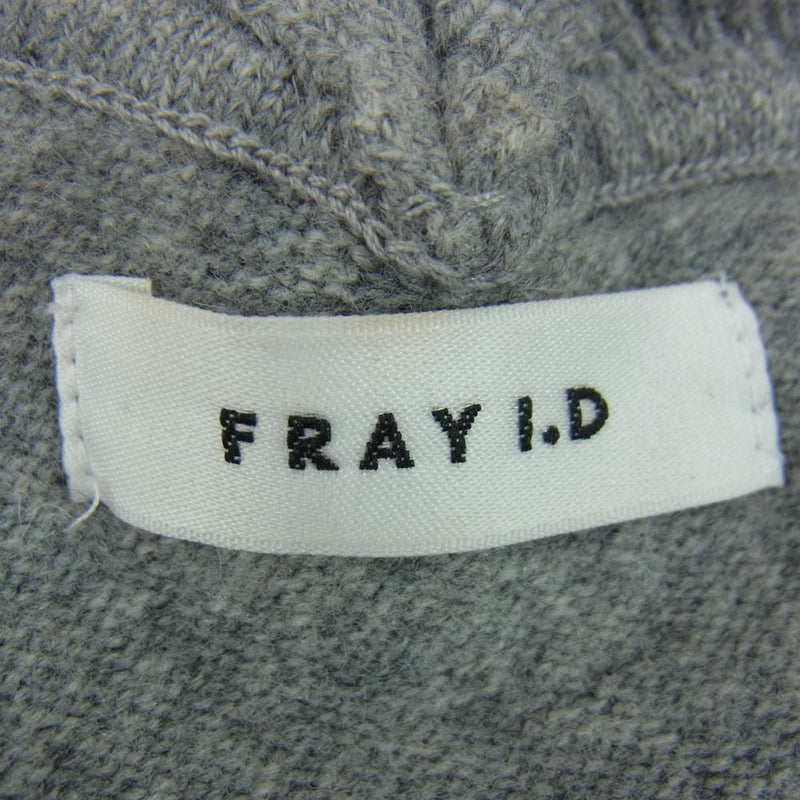 FRAY I.D ニット ワンピース グレー系 フリー【中古】