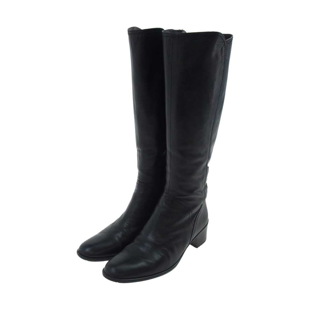 TRUSSARDI トラサルディ 二ーブーツ ブラック ブラック系 21.5【中古】