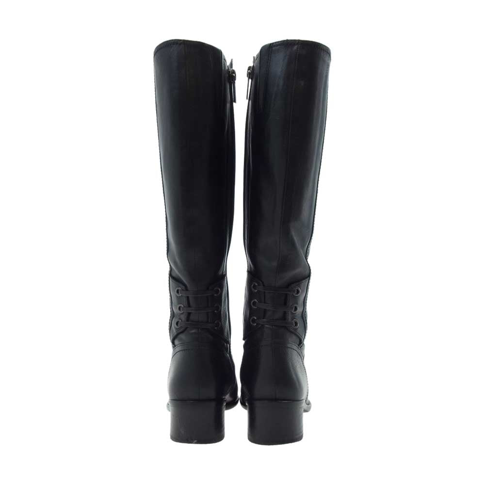 TRUSSARDI トラサルディ 二ーブーツ ブラック ブラック系 21.5【中古】