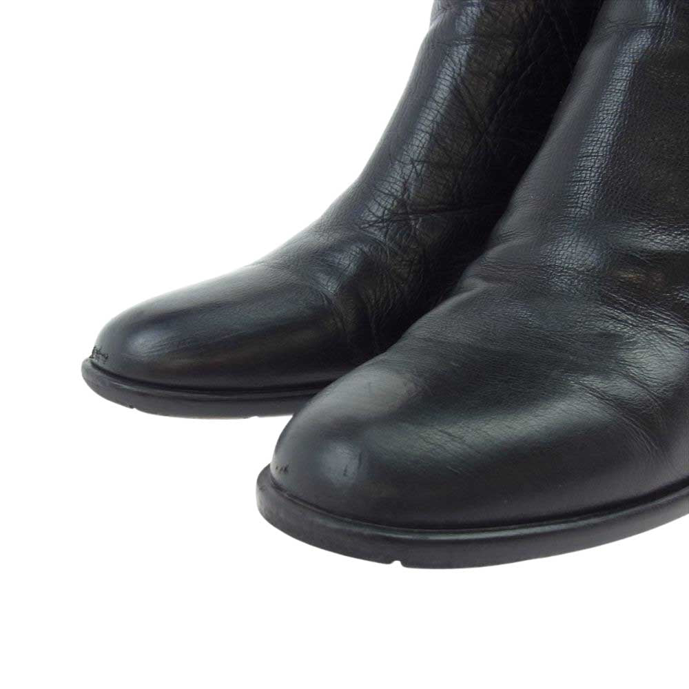 TRUSSARDI トラサルディ 二ーブーツ ブラック ブラック系 21.5【中古】