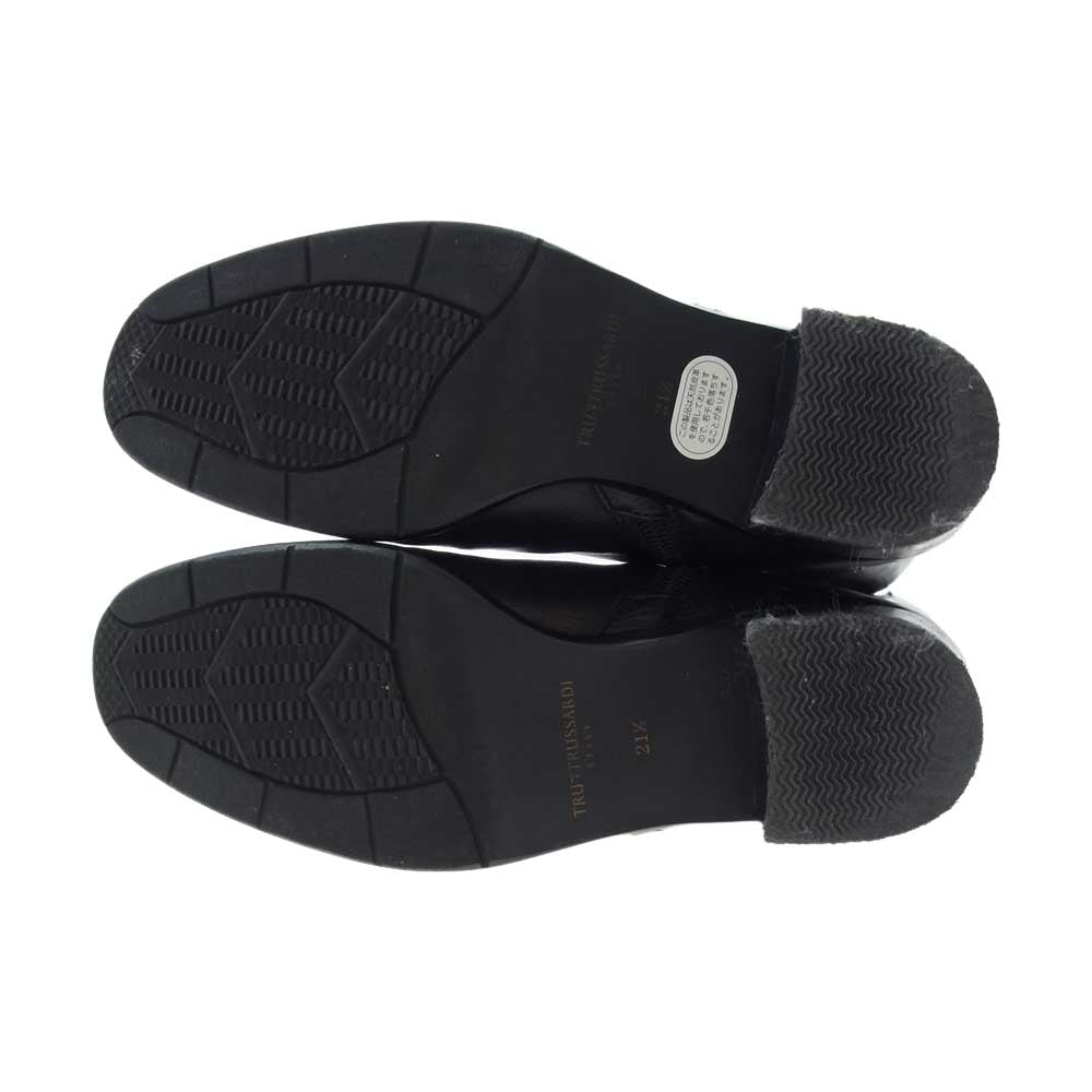TRUSSARDI トラサルディ 二ーブーツ ブラック ブラック系 21.5【中古】