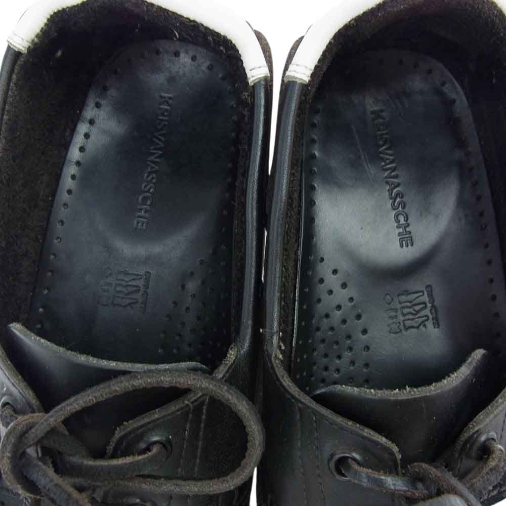 Paraboot パラブーツ × KRIS VAN ASSCHE クリス ヴァン アッシュ デッキ シューズ ブラック系【中古】