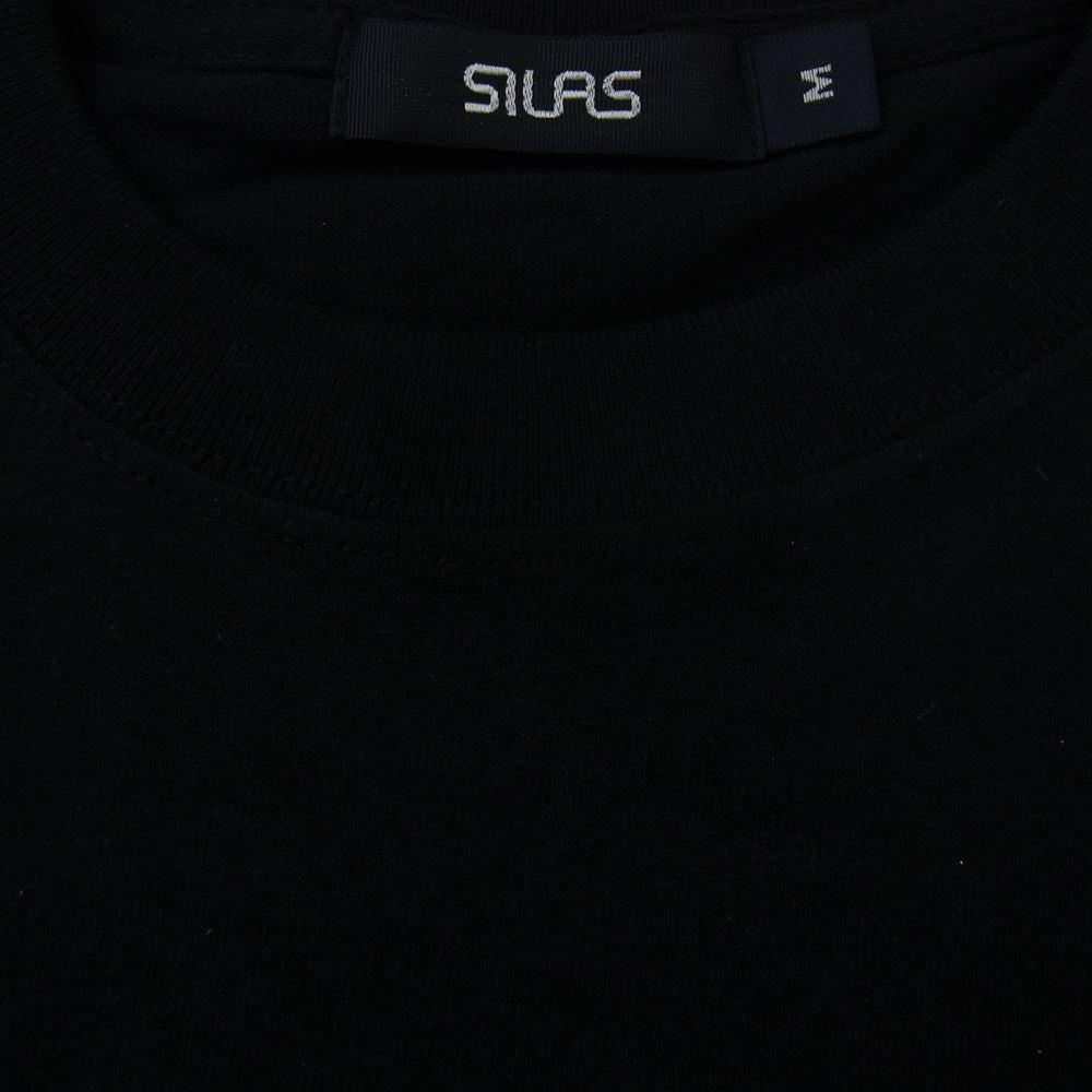 SILAS サイラス SS TEE OKINAWA 沖縄 ロゴ 半袖 Tシャツ ブラック系 M【中古】