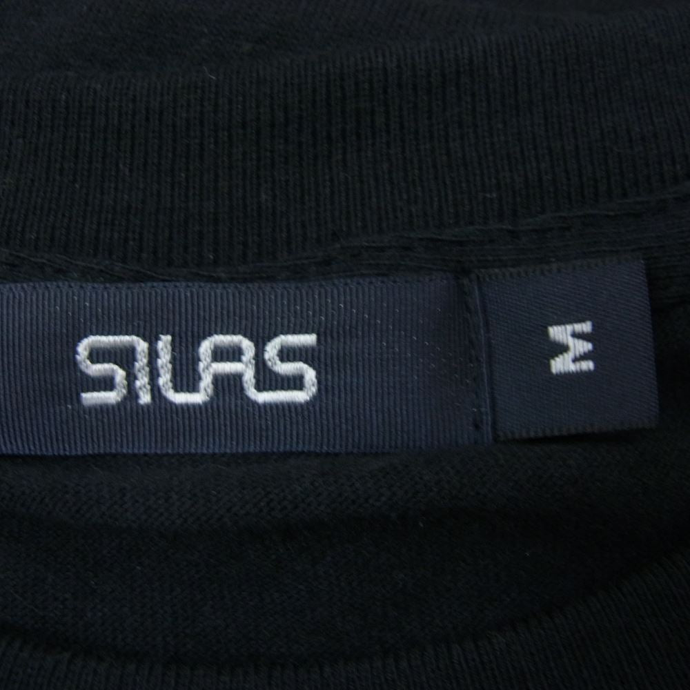 SILAS サイラス SS TEE OKINAWA 沖縄 ロゴ 半袖 Tシャツ ブラック系 M【中古】