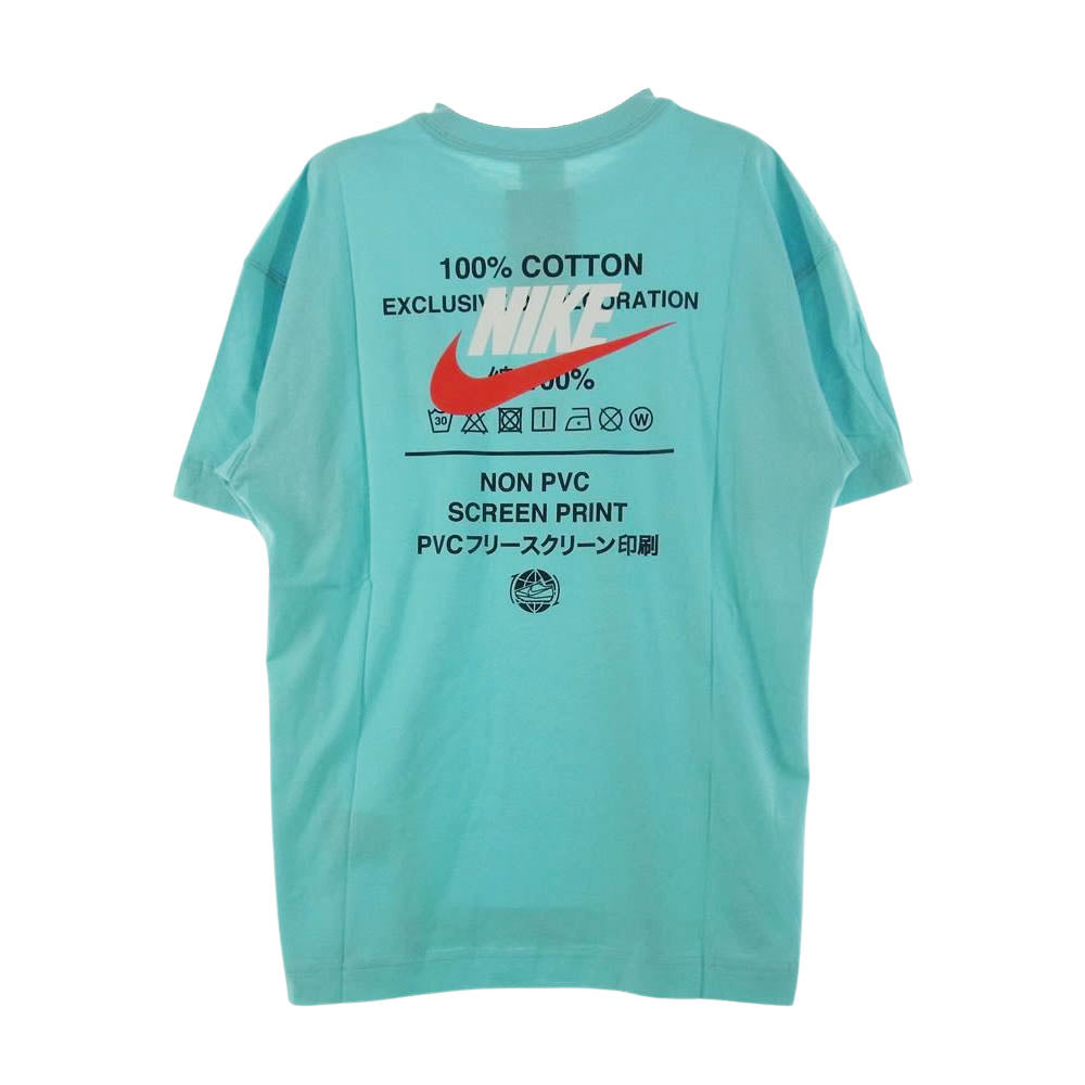 NIKE ナイキ DA1490-400 NIKELAB GEL S/S TEE ゲル 半袖 Tシャツ ライトブルー系 レッド系 M【新古品】【未使用】【中古】