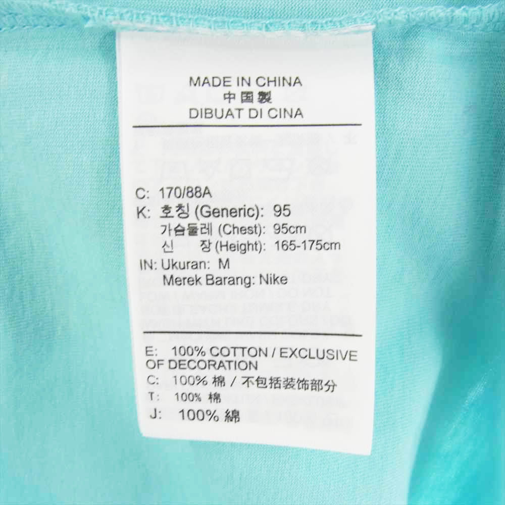 NIKE ナイキ DA1490-400 NIKELAB GEL S/S TEE ゲル 半袖 Tシャツ ライトブルー系 レッド系 M【新古品】【未使用】【中古】