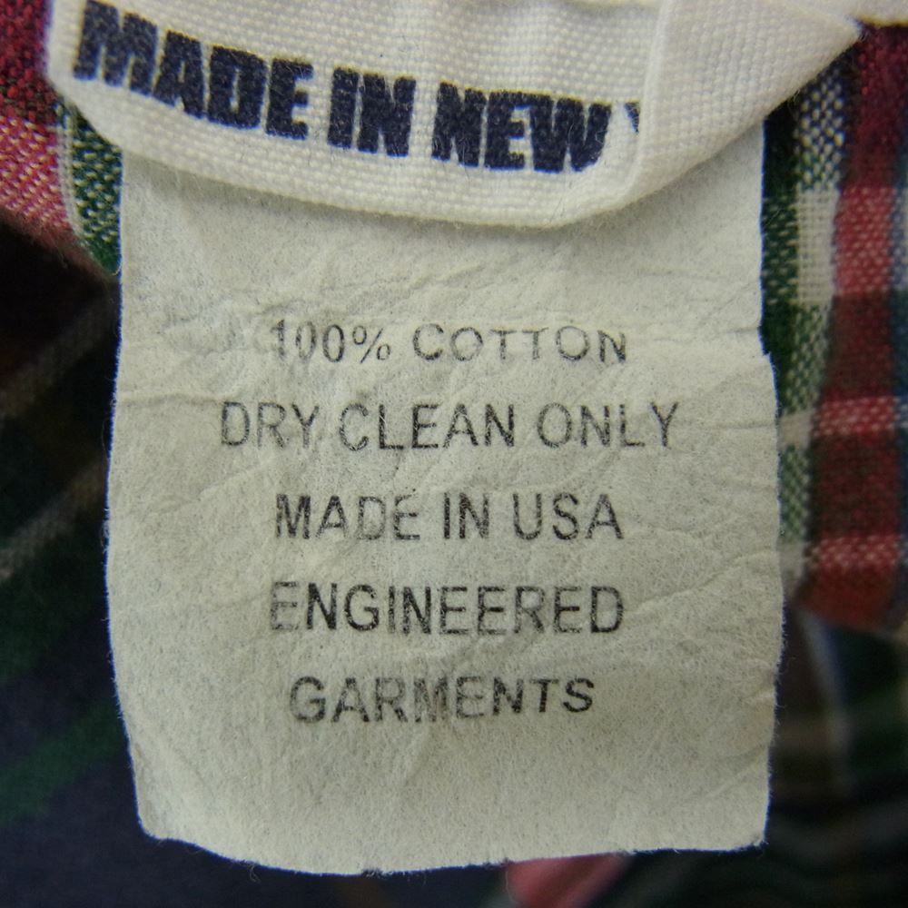 Engineered Garments エンジニアードガーメンツ チェック柄 テーラード