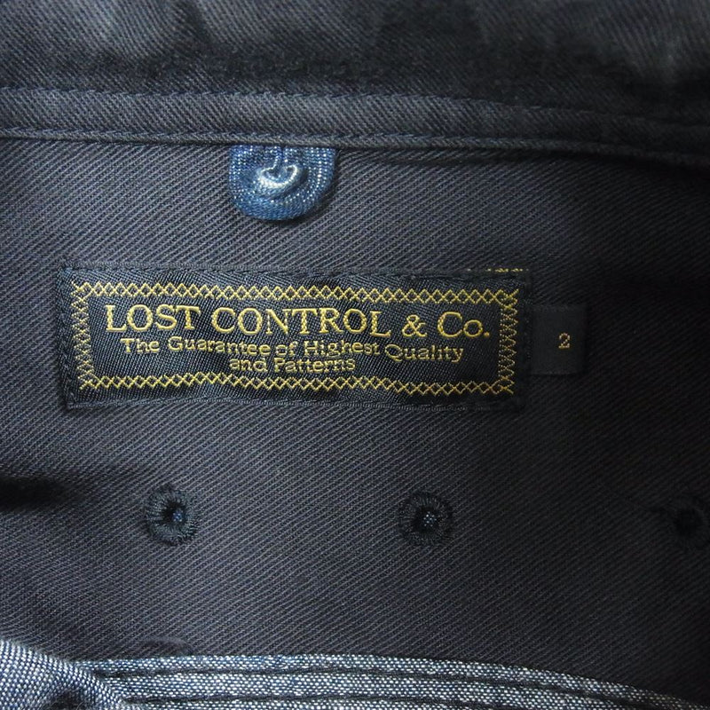 LOST CONTROL ロストコントロール L11S1-2017 デニム シャツ インディゴブルー系 2【中古】