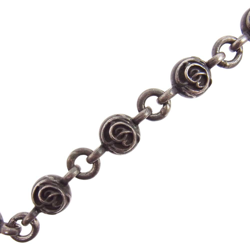 Celt&Cobra ケルト&コブラ redrum レッドラム 50個限定 スカル フローラル チェーンネックレス シルバー系【中古】