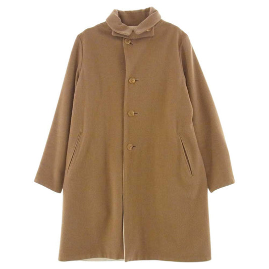 EEL イール × LOFTMAN ロフトマン 別注 E-15171LOFT KOUYOU COAT コウヨウ ウール チェスター コート ライトブラウン系 XS【中古】
