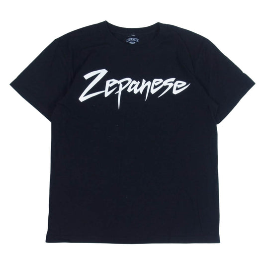 ゼパニーズクラブ ロゴ プリント Tシャツ ブラック系 L【中古】
