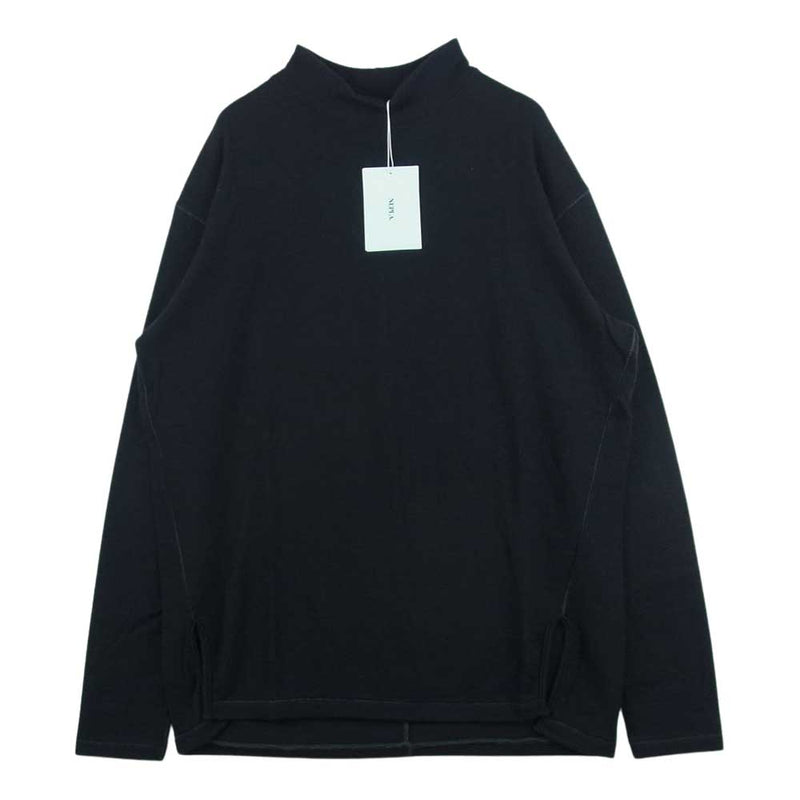 ネプラ NE-CT-005 WOOL JERSEY HI NECK PO ウール ジャージー ハイネック プルオーバー BOTANIVCAL PRODUCT ニット ブラック系 2【美品】【中古】