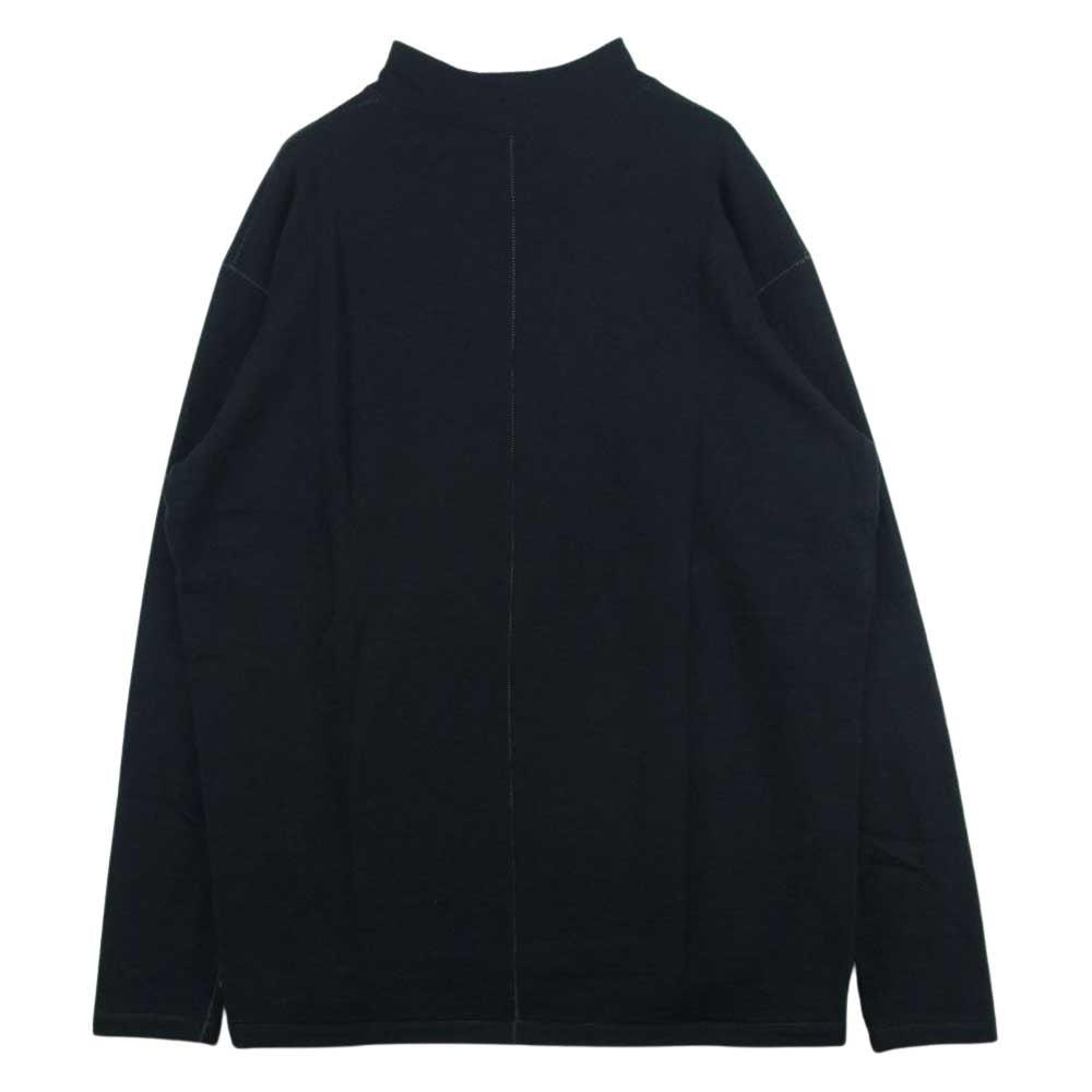 ネプラ NE-CT-005 WOOL JERSEY HI NECK PO ウール ジャージー ハイネック プルオーバー BOTANIVCAL PRODUCT ニット ブラック系 2【美品】【中古】