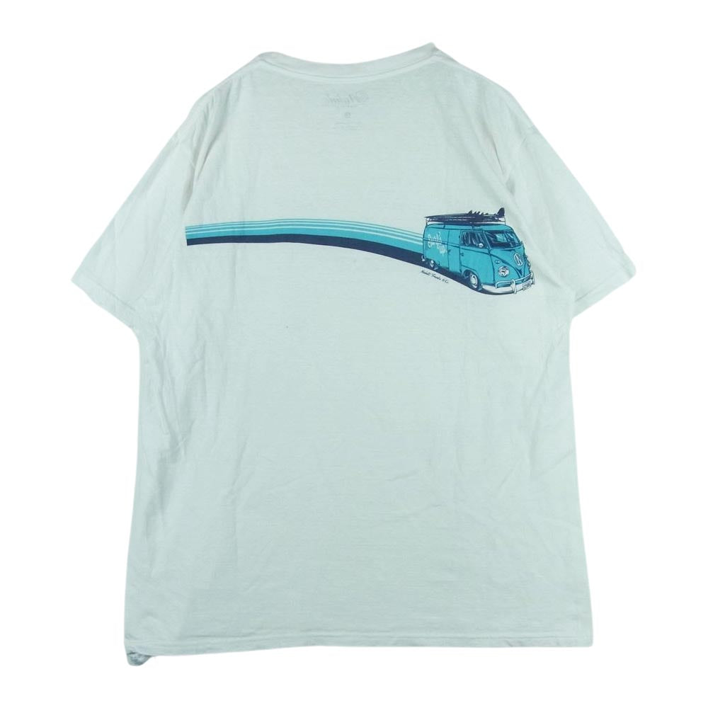 ナルト トランクス コットン ワッペン バックプリント 半袖 Tシャツ カットソー 日本製 ホワイト系 L【中古】