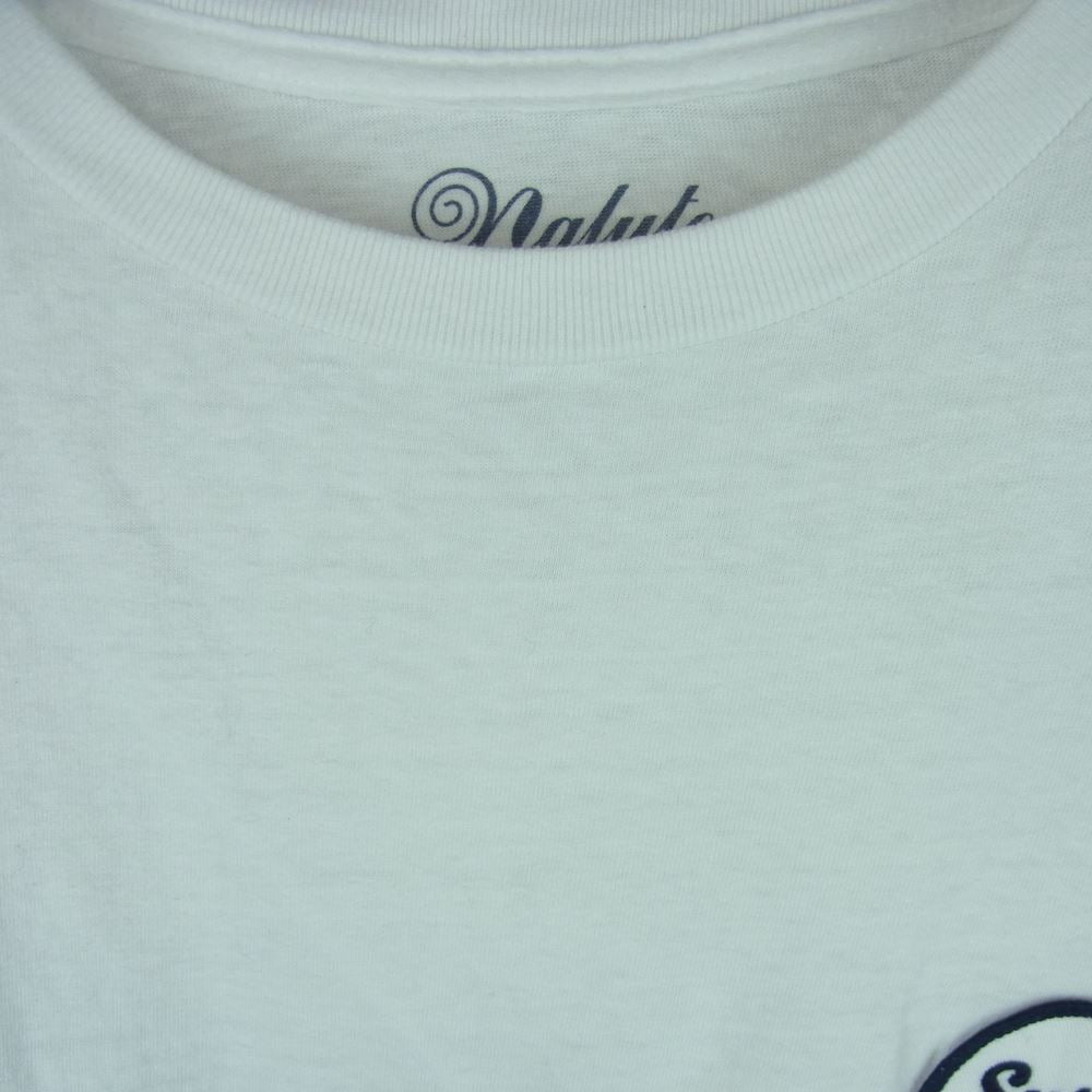 ナルト トランクス コットン ワッペン バックプリント 半袖 Tシャツ カットソー 日本製 ホワイト系 L【中古】