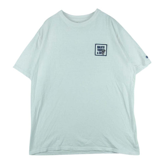 ナルト トランクス コットン ワッペン バックロゴ 半袖 Tシャツ カットソー 日本製 ホワイト系 L【中古】