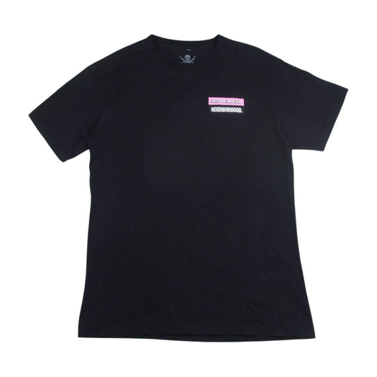 NEIGHBORHOOD ネイバーフッド 19AW 192GEASN-STM01S ANTI SOCIAL SOCIAL CLUB LOGO STUCK ON YOU TEE アンチソーシャルソーシャルクラブ ロゴプリント クルーネック Tシャツ ブラック系 M【中古】