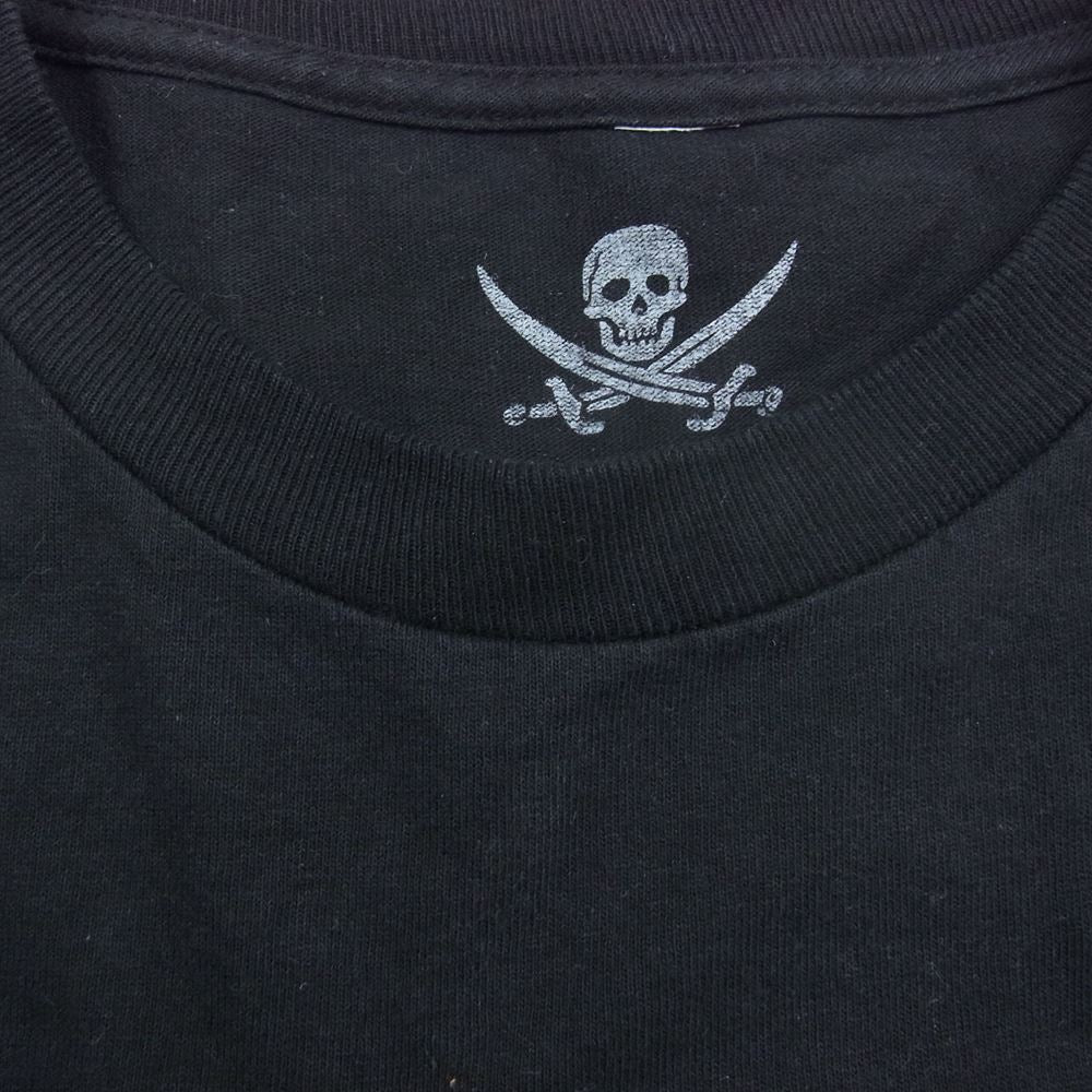 NEIGHBORHOOD ネイバーフッド 19AW 192GEASN-STM01S ANTI SOCIAL SOCIAL CLUB LOGO STUCK ON YOU TEE アンチソーシャルソーシャルクラブ ロゴプリント クルーネック Tシャツ ブラック系 M【中古】