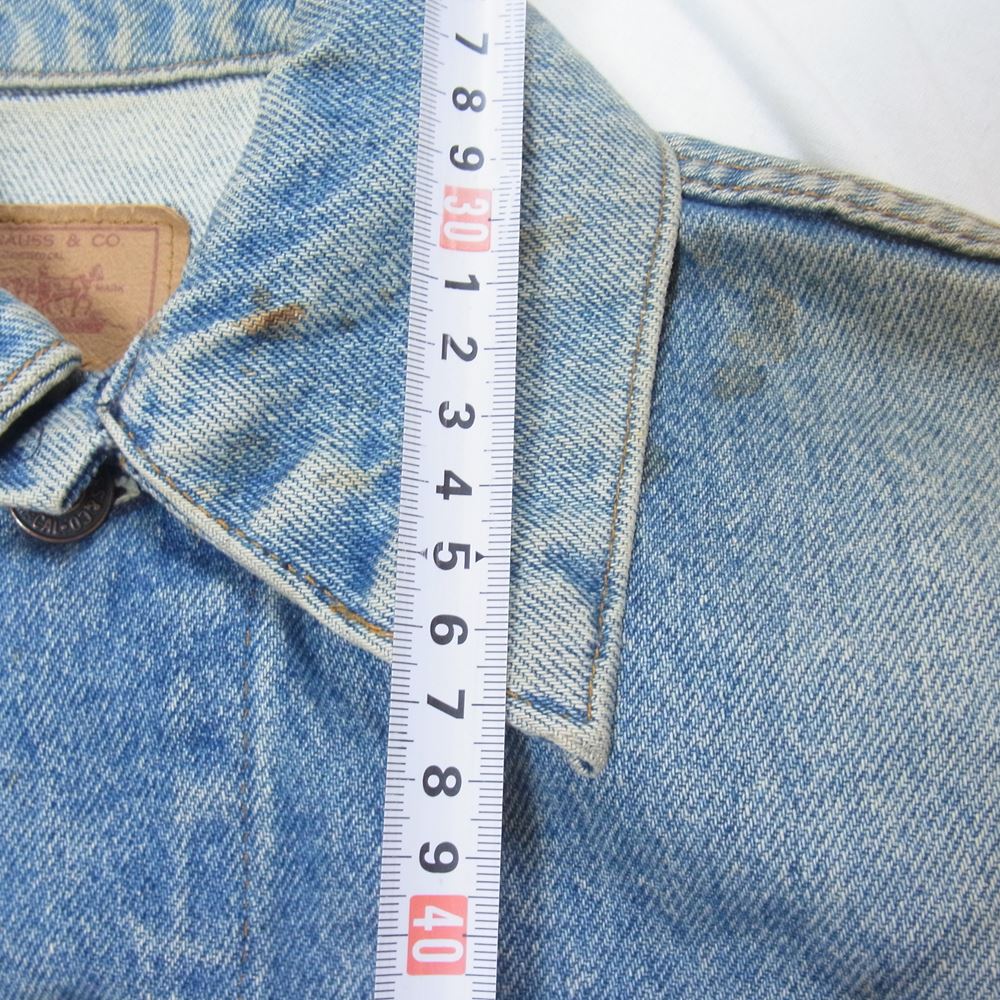 Levi's リーバイス 70506-0214  USA製 デニム ジャケット インディゴブルー系 34【中古】