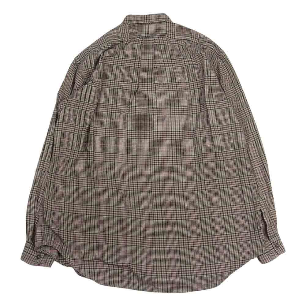 POLO RALPH LAUREN ポロ・ラルフローレン 90s チェック 長袖 シャツ ライトブラウン系 L【中古】