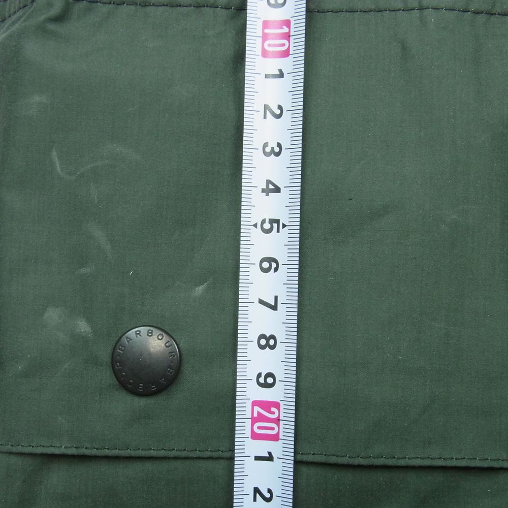 Barbour バブアー NWX1673GN31 HIKING COAT 3ワラント オイルド ハイキング コート モルドバ製 カーキ系 36【中古】
