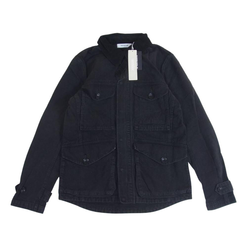 nonnative ノンネイティブ NN-J2202 LUMBERER JACKET 襟コーデュロイ ランバー ジャケット ブラック系 1【中古】