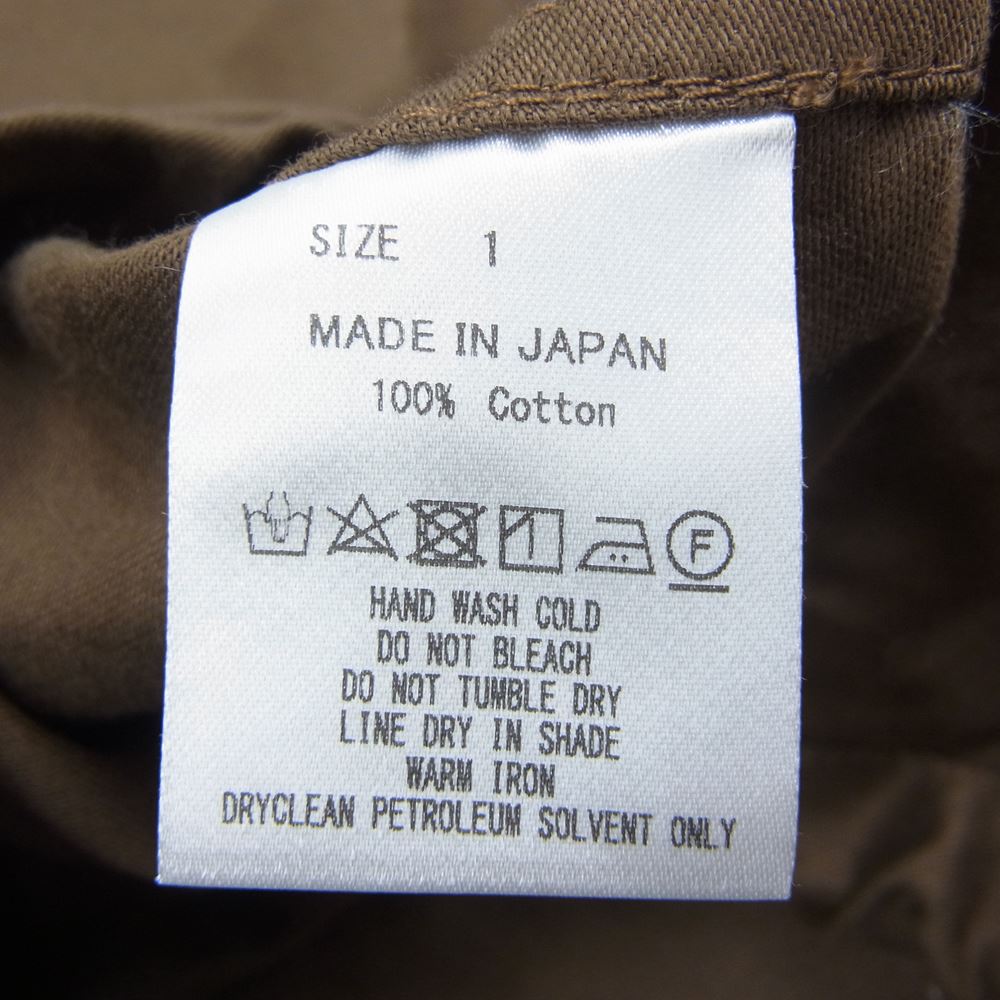 marka マーカ FIELD JACKET SHORT オーガニック コットン フィールド ショート ジャケット ブラウン系 1【美品】【中古】