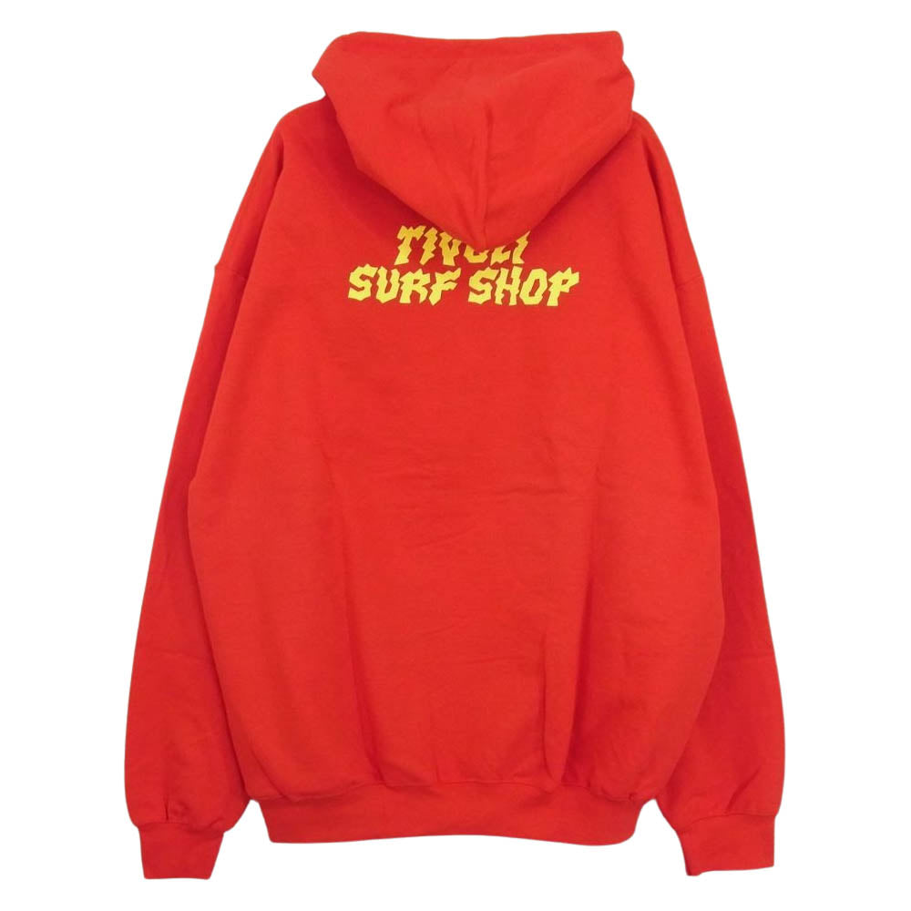 Psicom サイコム GARAGE SALE series tivoLi surf shop ガレージ セール シリーズ プルオーバー パーカー レッド レッド系 L【中古】
