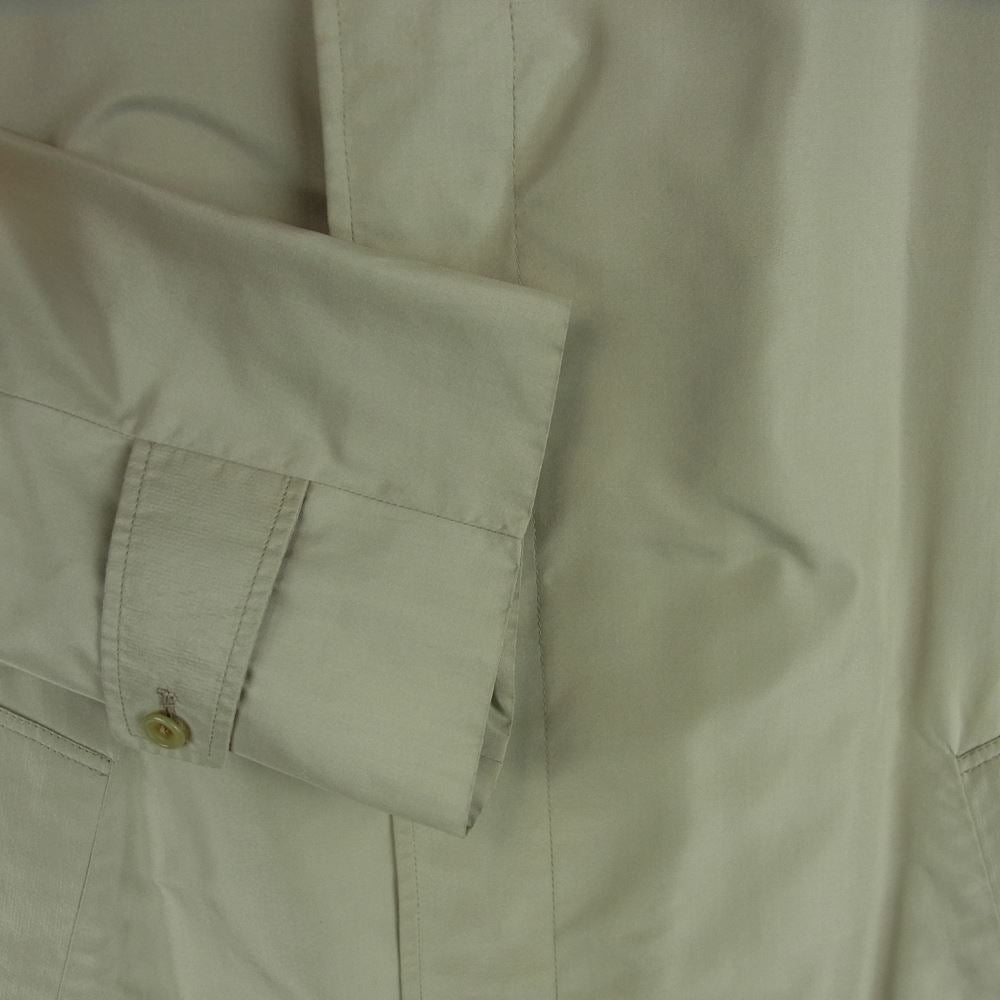 Aquascutum アクアスキュータム ライナー付き 裏地シルク ステンカラー コート イギリス製 ベージュ系 サイズ表記無し【中古】