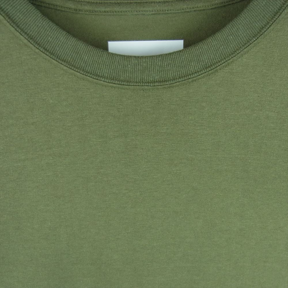 WTAPS ダブルタップス 22SS 221ATDT-CSM07 AII 02 LS COPO 長袖 Tシャツ コットン 日本製 グリーン系 01【中古】