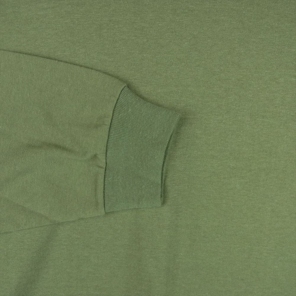 WTAPS ダブルタップス 22SS 221ATDT-CSM07 AII 02 LS COPO 長袖 Tシャツ コットン 日本製 グリーン系 01【中古】