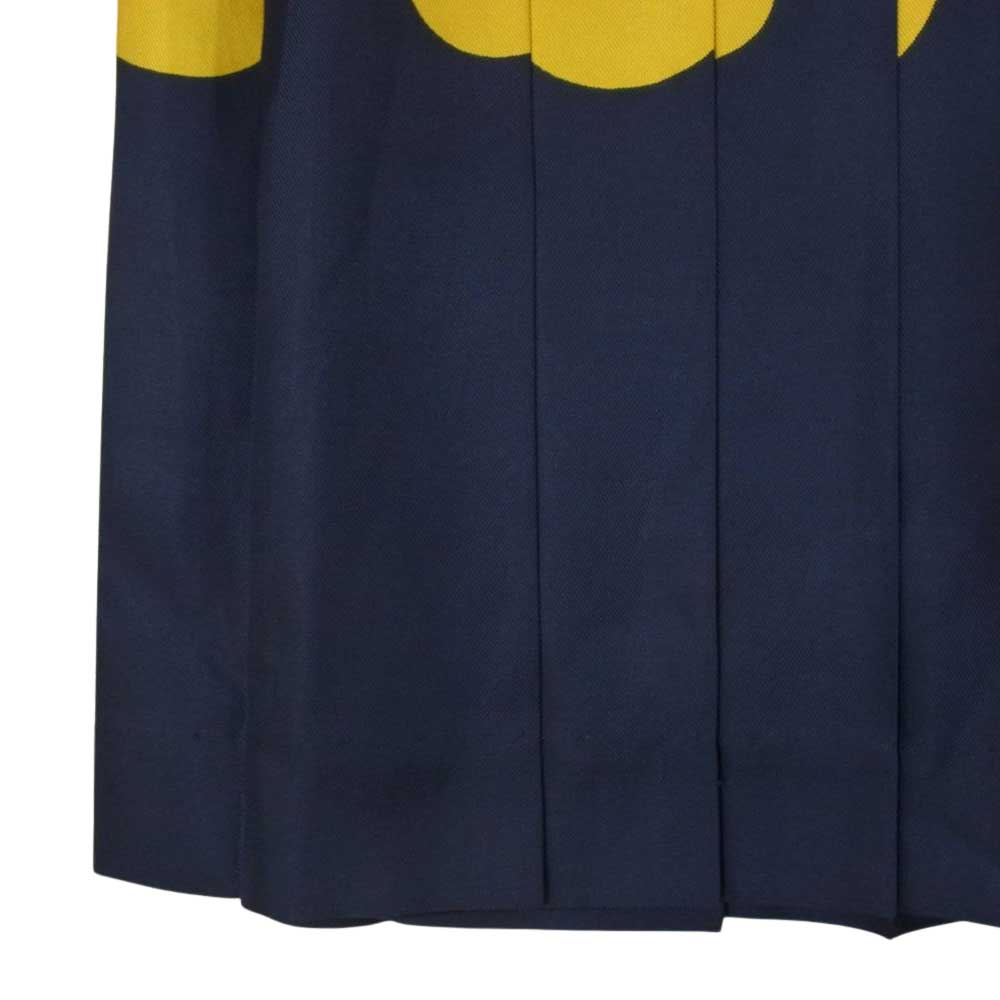 マチコジント machiko jinto シルク プリーツ スカート イエロー系 36【中古】