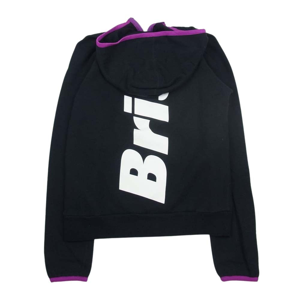 F.C.R.B. エフシーアールビー 378406 NIKE ナイキ FC FZチーム バックロゴ フルジップ パーカー スウェット フーディ ブラック系 S【中古】