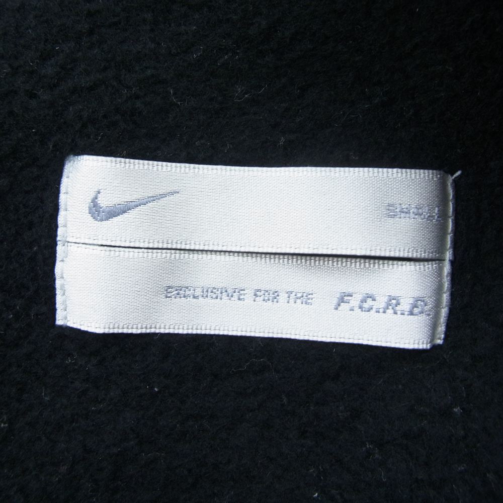 F.C.R.B. エフシーアールビー 378406 NIKE ナイキ FC FZチーム バックロゴ フルジップ パーカー スウェット フーディ ブラック系 S【中古】