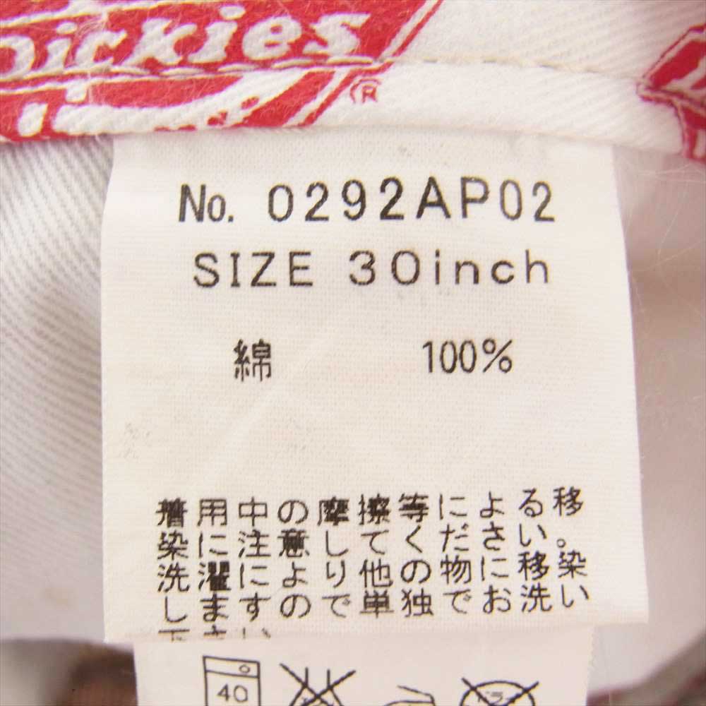 HYSTERIC GLAMOUR ヒステリックグラマー 0292AP02 Dickies ディッキーズ 千鳥格子 シンチバック チェック パンツ レッド系 30inch【中古】